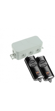 Hörmann BiSecur szett: 1db HET/S 24 rádióvevő + 2db HSE 2 BS távirányító